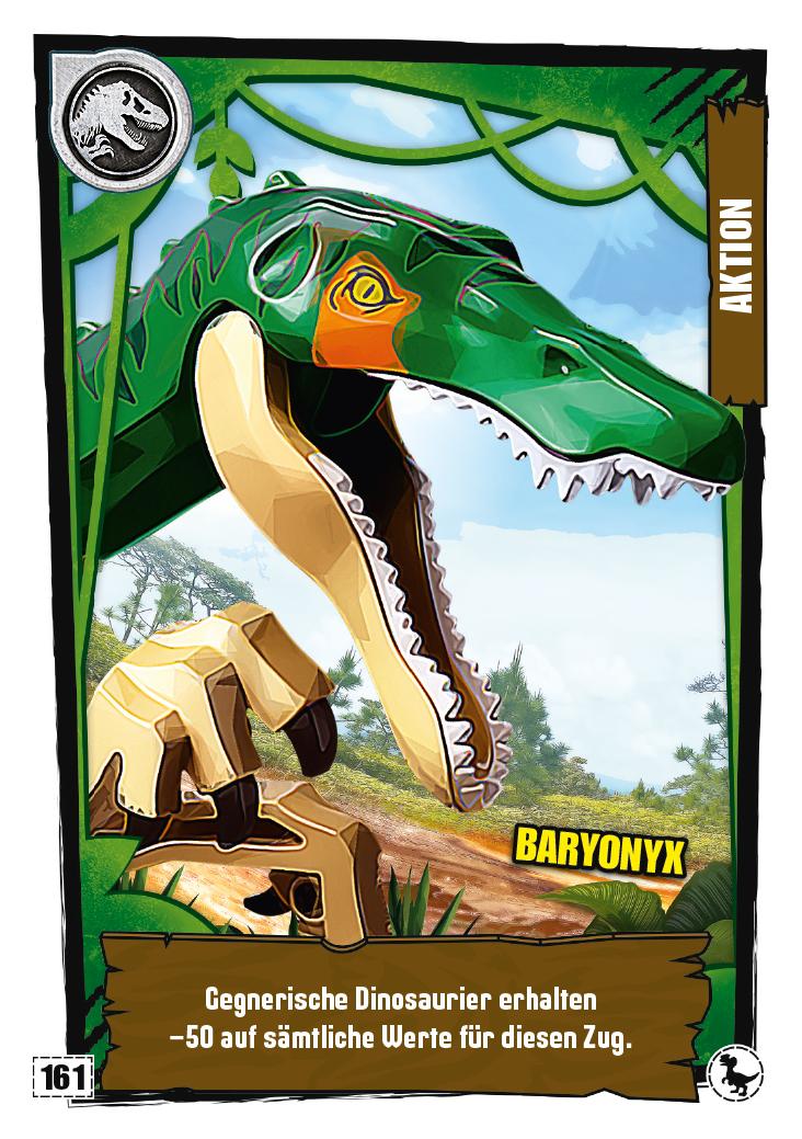 Nummer 161 I Baryonyx I LEGO Jurassic World TCG 3 Blue Ocean