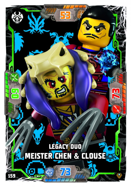 Nummer 159 I Legacy Duo Meister Chen & Clouse I LEGO Ninjago TCG 9 Next Level