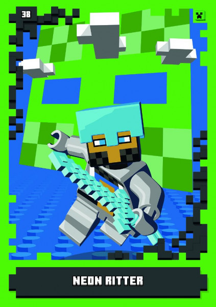 Nummer 038 I Neon Ritter I LEGO Minecraft TCC 1