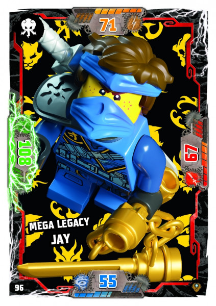 Nummer 096 I Mega Legacy Jay I LEGO Ninjago TCG 9 Next Level