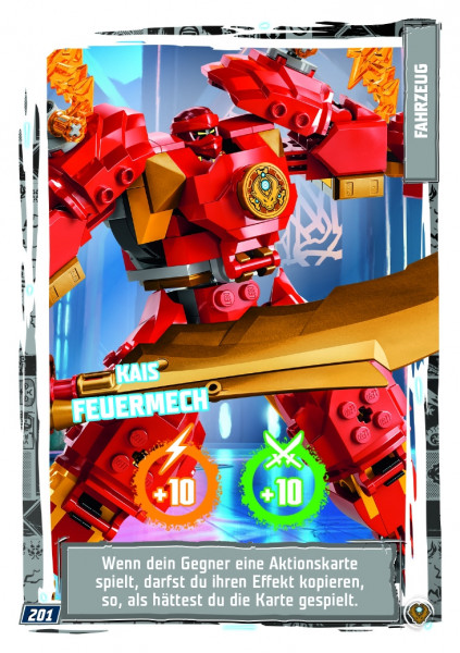 Nummer 201 I Kais Feuermech I LEGO Ninjago TCG 9 Next Level