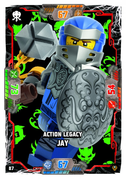 Nummer 087 I Action Legacy Jay I LEGO Ninjago TCG 9 Next Level