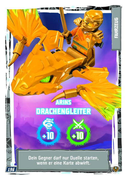 Nummer 196 I Arins Drachengleiter I LEGO Ninjago TCG 9 Next Level