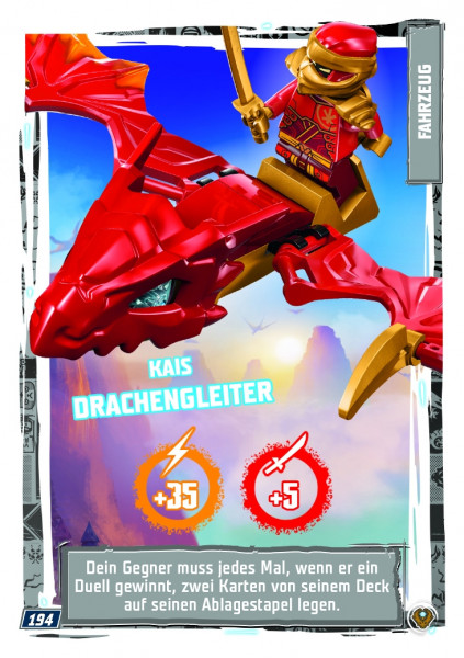 Nummer 194 I Kais Drachengleiter I LEGO Ninjago TCG 9 Next Level