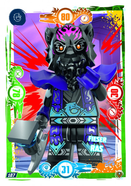 Nummer 107 I Fieser Ras I LEGO Ninjago TCG 9 Next Level