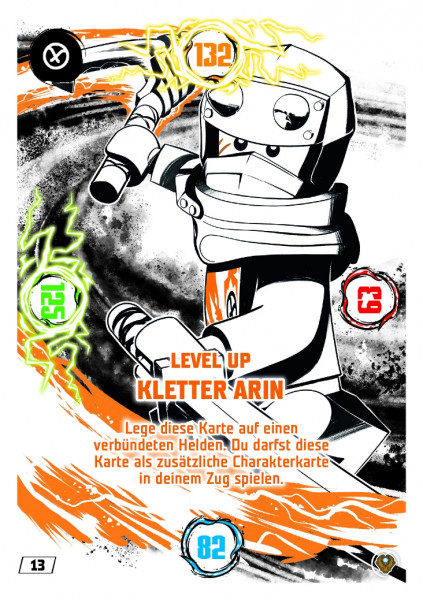 Nummer 013 I Level Up Kletter Arin I LEGO Ninjago TCG 9 Next Level