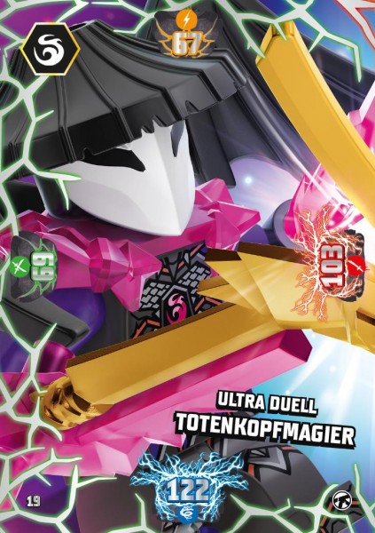 Nummer 019 I Ultra Duell Totenkopfmagier I LEGO Ninjago TCG 8 Next Level