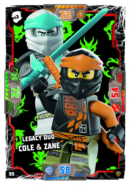 Nummer 099 I Legacy Duo Cole & Zane I LEGO Ninjago TCG 9 Next Level