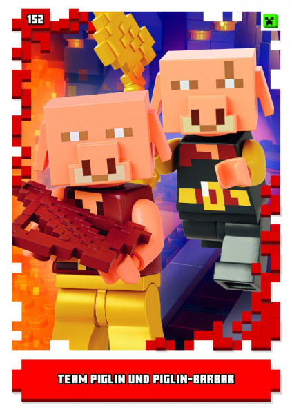 Nummer 152 I Team Piglin und Piglin-Barbar I LEGO Minecraft TCC 1