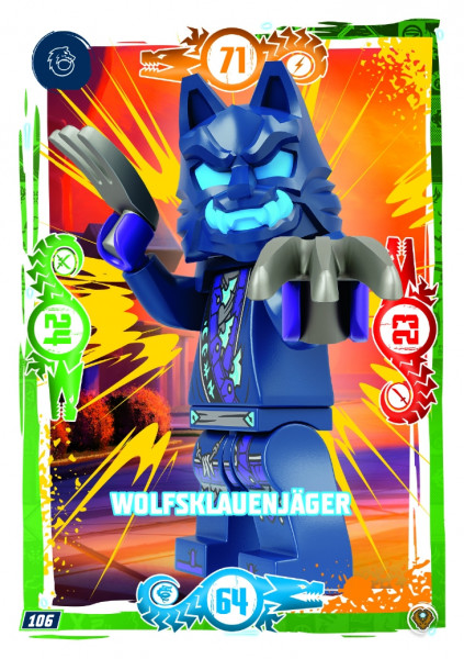 Nummer 106 I Wolfsklauenjäger I LEGO Ninjago TCG 9 Next Level