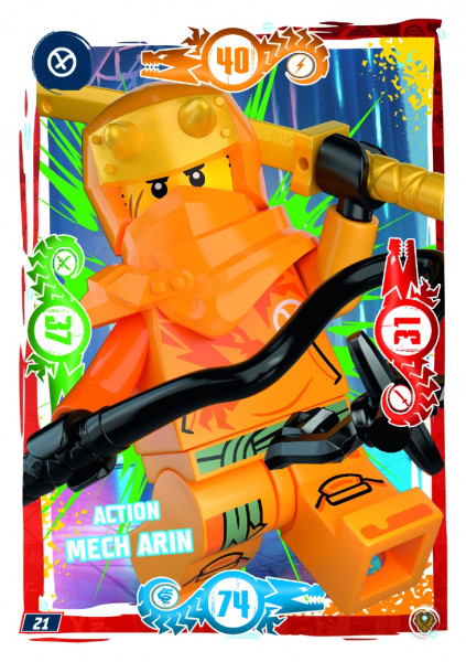 Nummer 021 I Action Mech Arin I LEGO Ninjago TCG 9 Next Level