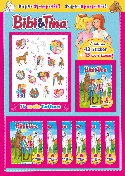 Bibi & Tina Stickerserie 2024 Multi-Pack