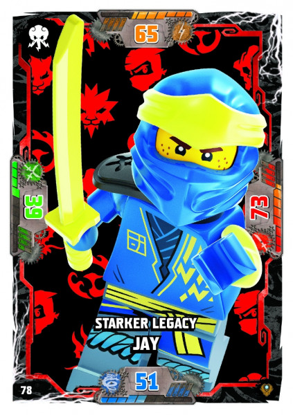 Nummer 078 I Starker Legacy Jay I LEGO Ninjago TCG 9 Next Level