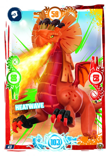 Nummer 043 I Heatwave I LEGO Ninjago TCG 9 Next Level