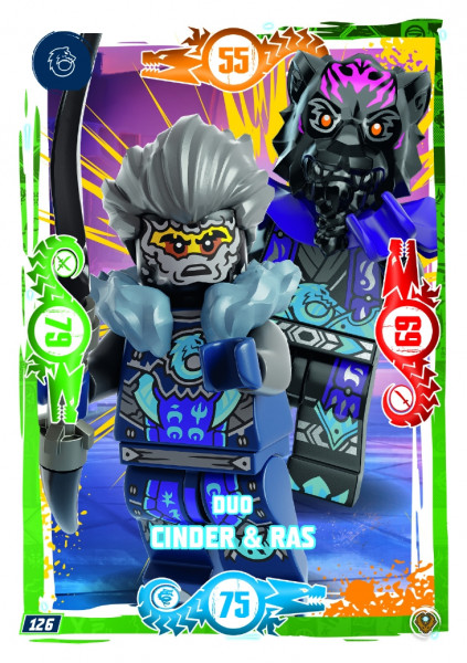 Nummer 126 I Duo Ras & Cinder I LEGO Ninjago TCG 9 Next Level