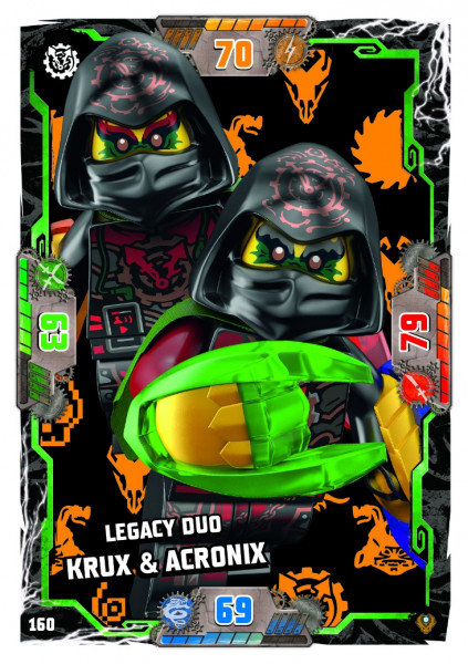 Nummer 160 I Legacy Duo Krux & Acronix I LEGO Ninjago TCG 9 Next Level