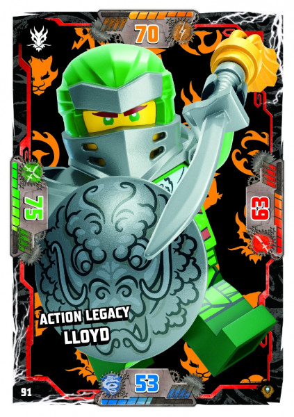 Nummer 091 I Action Legacy Lloyd I LEGO Ninjago TCG 9 Next Level