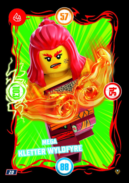 Nummer 020 I Mega Kletter Wyldfyre I LEGO Ninjago TCG 9 Next Level