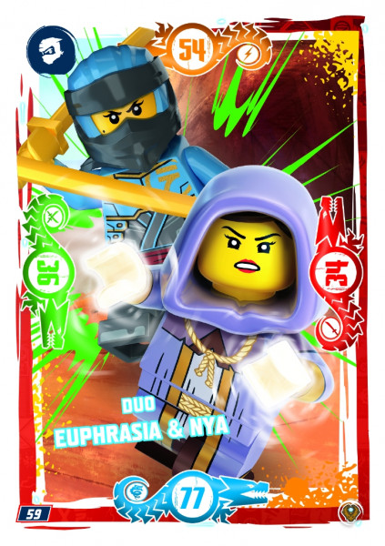 Nummer 059 I Duo Euphrasia & Nya I LEGO Ninjago TCG 9 Next Level