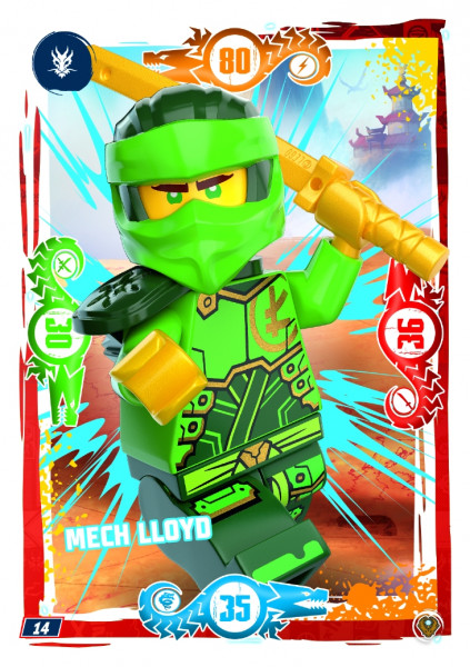 Nummer 014 I Mech Lloyd I LEGO Ninjago TCG 9 Next Level