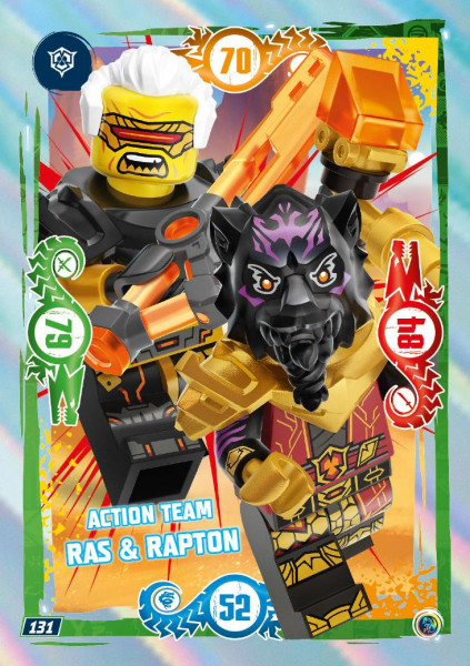 Nummer 131 I Action Team Ras & Rapton I LEGO Ninjago TCG 9