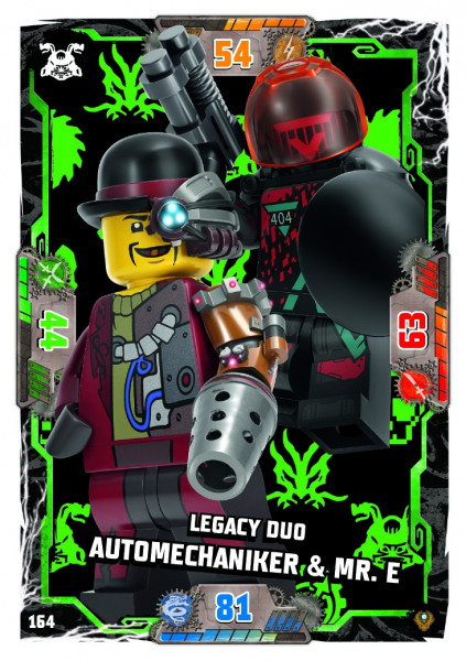 Nummer 164 I Legacy Duo Automechaniker & Mr. E I LEGO Ninjago TCG 9 Next Level