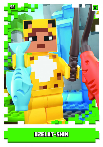 Nummer 056 I Ozelot-Skin I LEGO Minecraft TCC 1