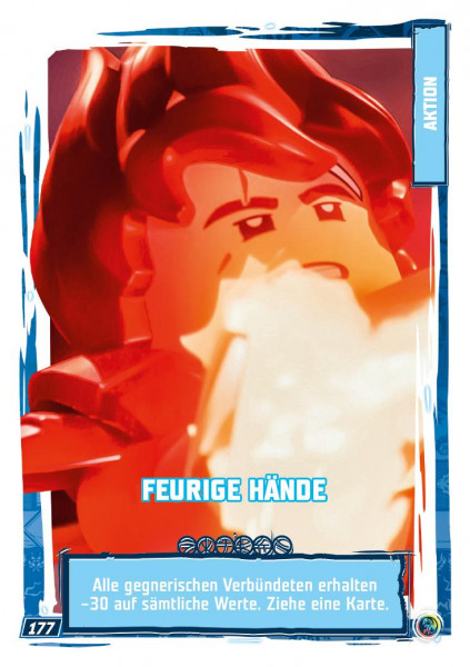 Nummer 177 I Feurige Hände I LEGO Ninjago TCG 9