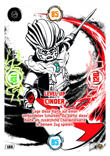 Nummer 108 I Level Up Cinder I LEGO Ninjago TCG 9 Next Level