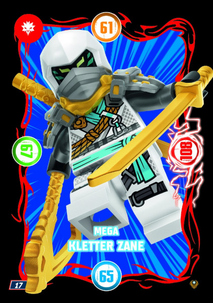 Nummer 017 I Mega Kletter Zane I LEGO Ninjago TCG 9 Next Level