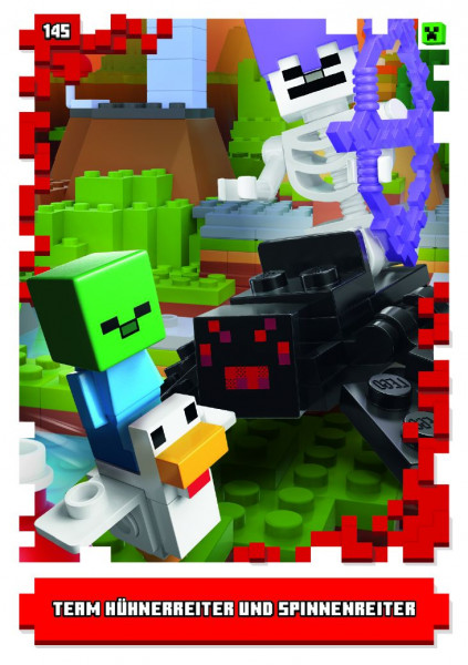 Nummer 145 I Team Hühnerreiter und Spinnenreiter I LEGO Minecraft TCC 1