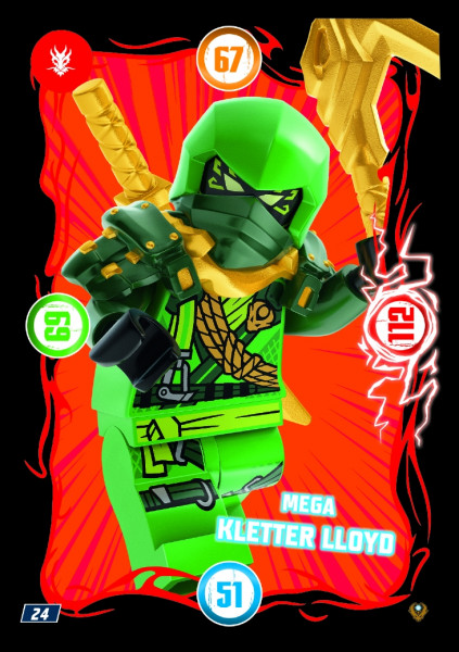 Nummer 024 I Mega Kletter Lloyd I LEGO Ninjago TCG 9 Next Level