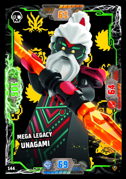 Nummer 144 I Mega Legacy Unagami I LEGO Ninjago TCG 9 Next Level