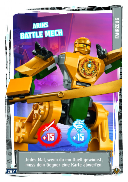 Nummer 197 I Arins Battle Mech I LEGO Ninjago TCG 9 Next Level