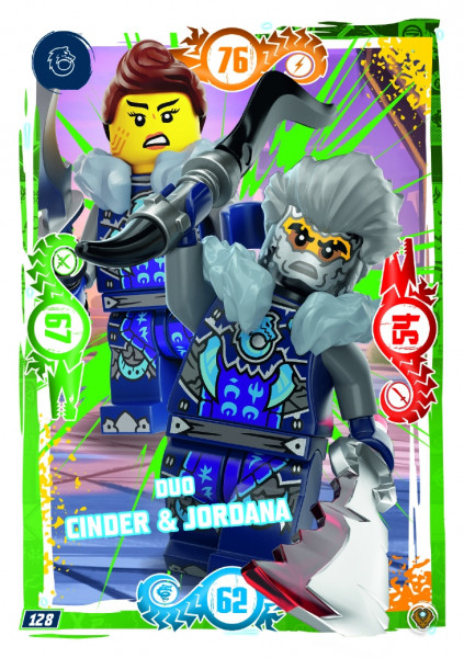 Nummer 128 I Cinder & Jordana I LEGO Ninjago TCG 9 Next Level