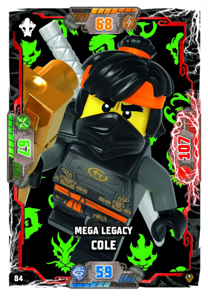 Nummer 084 I Mega Legacy Cole I LEGO Ninjago TCG 9 Next Level