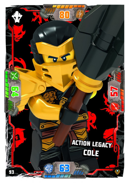 Nummer 093 I Action Legacy Cole I LEGO Ninjago TCG 9 Next Level