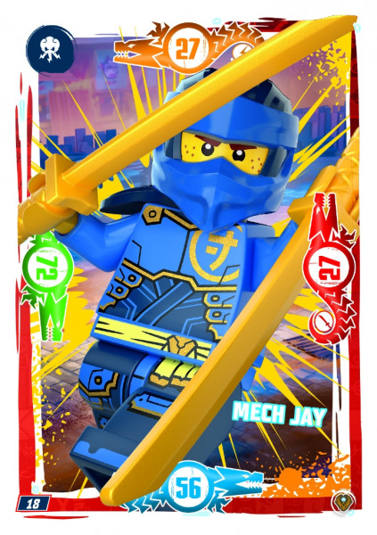 Nummer 018 I Mech Jay I LEGO Ninjago TCG 9 Next Level