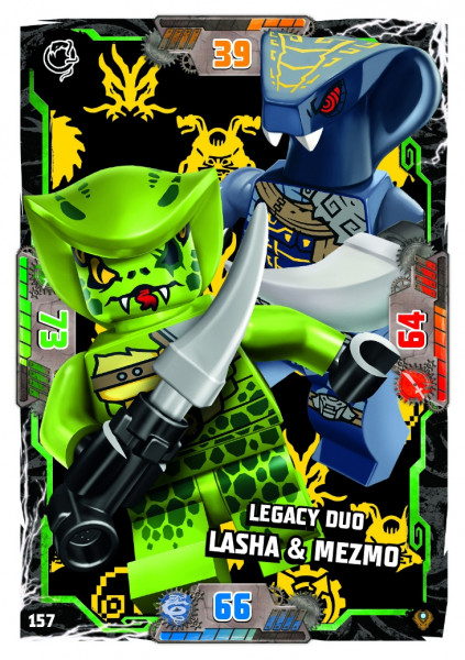 Nummer 157 I Legacy Duo Lasha & Mezmo I LEGO Ninjago TCG 9 Next Level