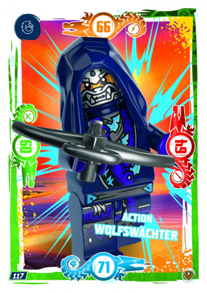 Nummer 117 I Action Wolfswächter I LEGO Ninjago TCG 9 Next Level