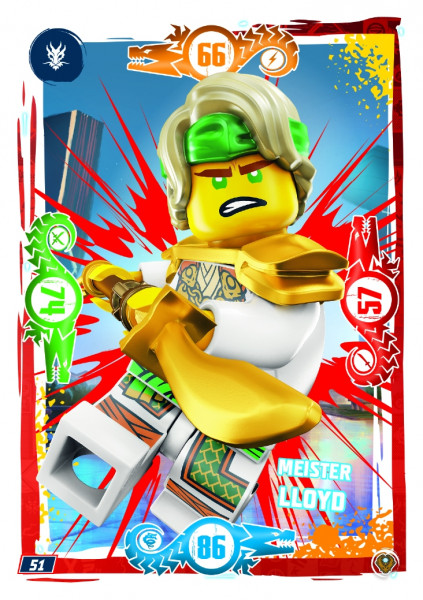 Nummer 051 I Meister Lloyd I LEGO Ninjago TCG 9 Next Level