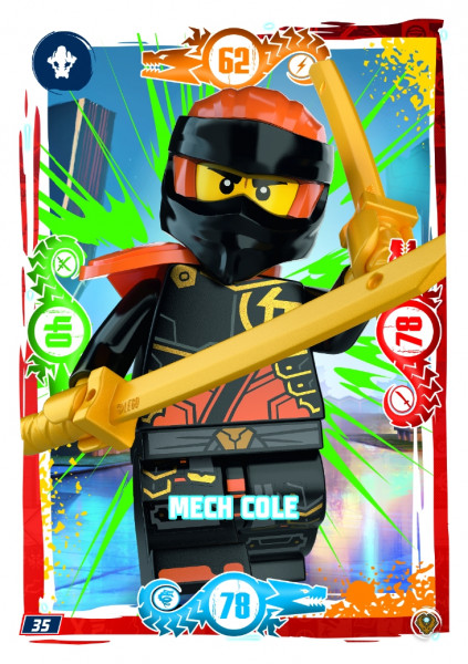 Nummer 035 I Mech Cole I LEGO Ninjago TCG 9 Next Level