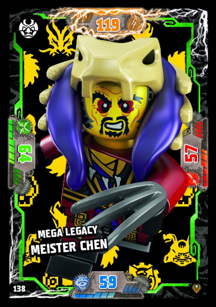 Nummer 138 I Mega Legacy Meister Chen I LEGO Ninjago TCG 9 Next Level