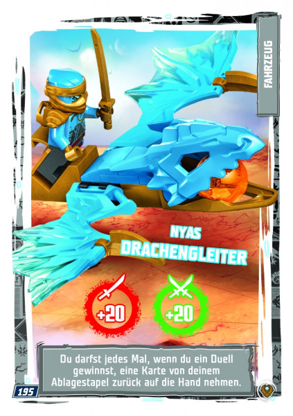 Nummer 195 I Nyas Drachengleiter I LEGO Ninjago TCG 9 Next Level