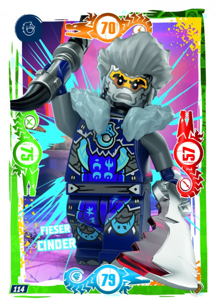 Nummer 114 I Fieser Cinder I LEGO Ninjago TCG 9 Next Level